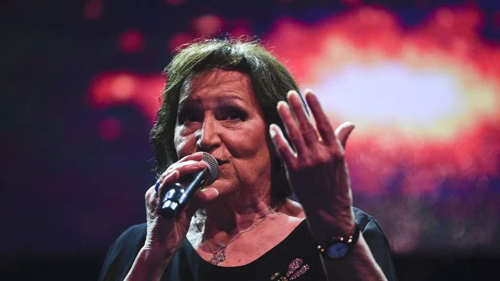 Marta Kubišová na koncertě k 30. výročí sametové revoluce