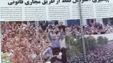 Íránský tisk o povolebních nepokojích