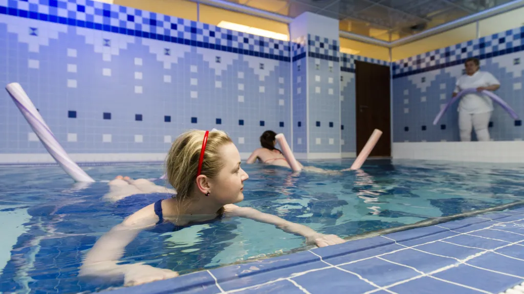 Rehabilitační bazén v Lázních Velichovky