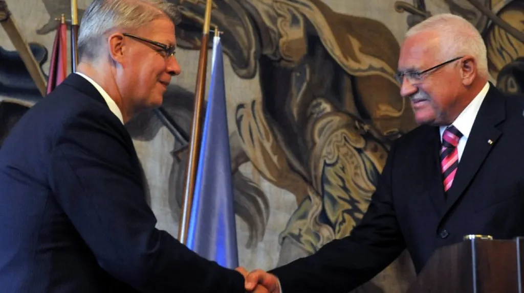 Václav Klaus a Valdis Zatlers