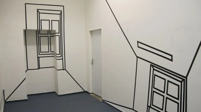 Z výstavy Kamily Rýparové Redefinition space (Galerie Cella)