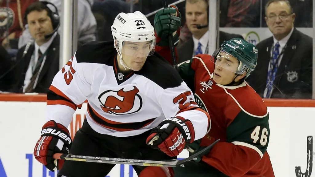 Rostislav Olesz v dresu New Jersey