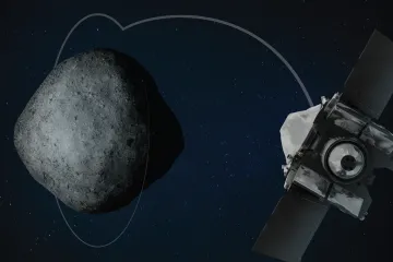 Sonda NASA v noci odebere vzorky z asteroidu Bennu. Cílem je pochopit, jak vznikl život
