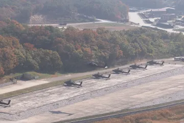 Vojáci Jižní Koreje a USA společně testovali bojovou připravenost