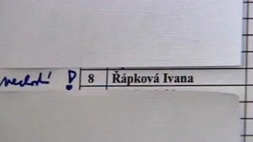 Docházka Ivany Řápkové