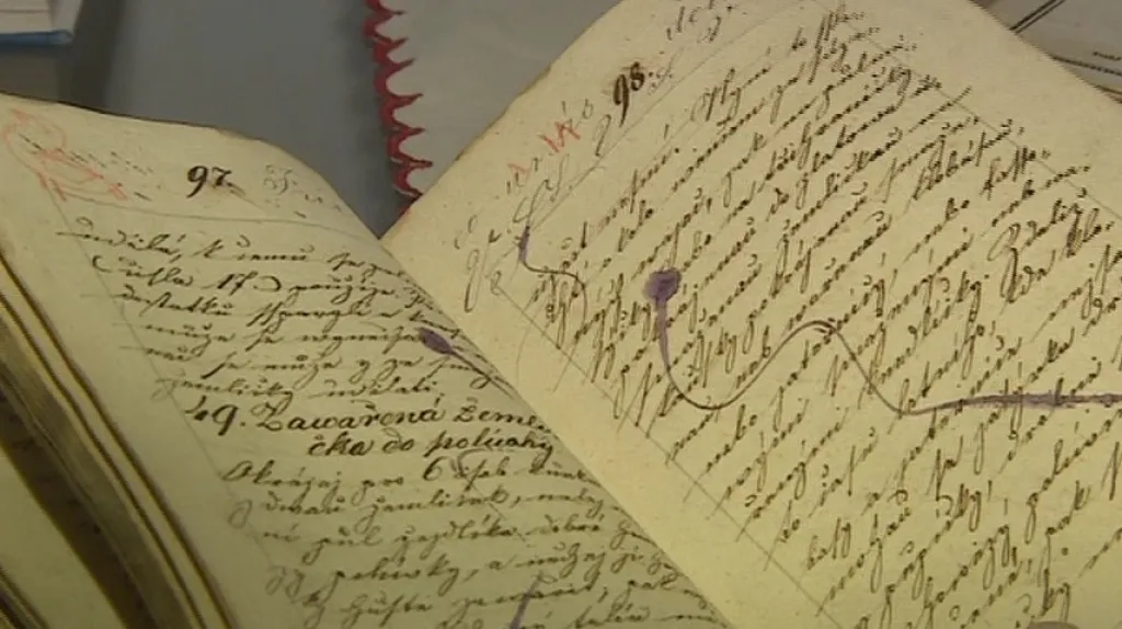 Ručně psaná historická kuchařka