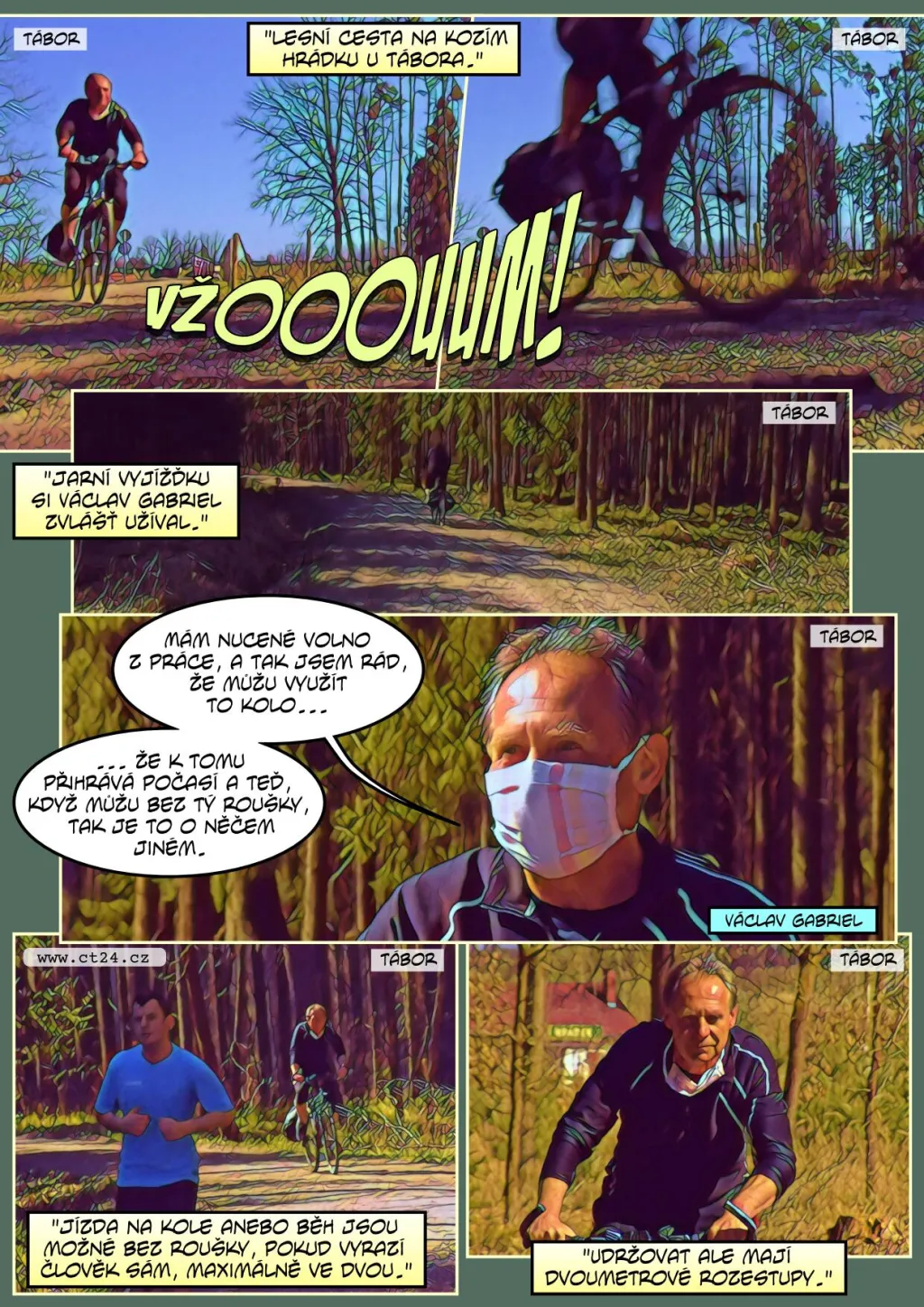 Češi vyrazili za sportem