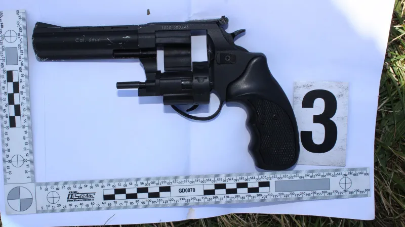 Zbraň použitá při pokusu o únos