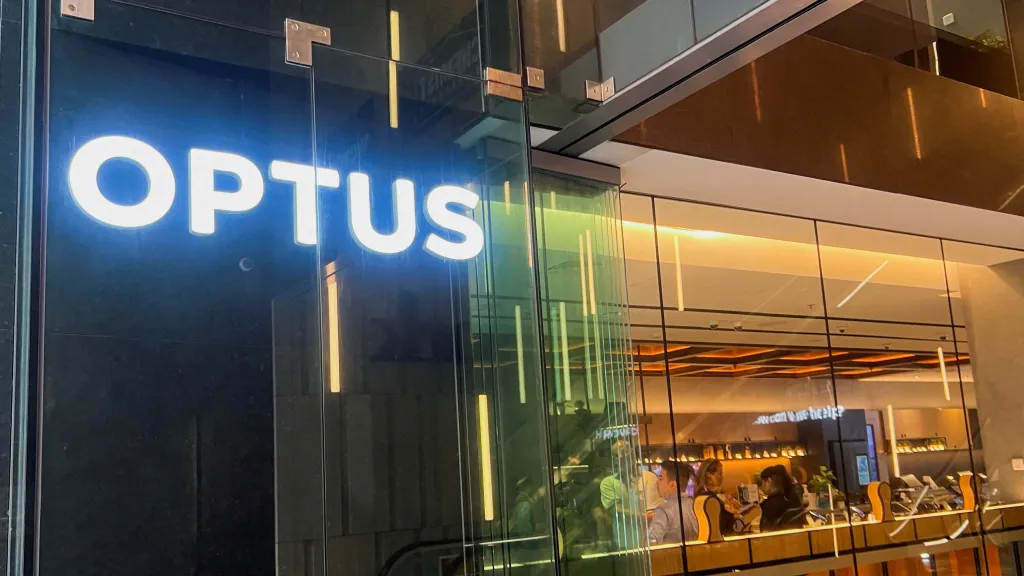 Logo australské telekomunikační společnosti Optus