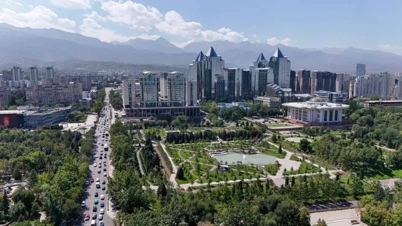 Kazašské město Almaty
