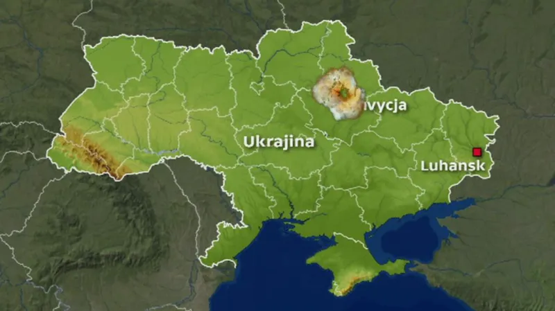 Místo výbuchu plynovodu