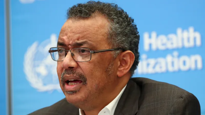 Generální ředitel WHO Tedros Adhanom Ghebreyesus