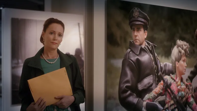 Leslie Mannová ve filmu Vítejte v Marwenu