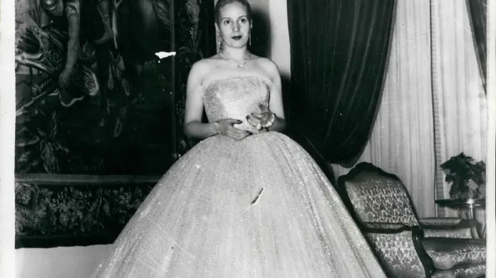 Evita Perónová v róbě od Diora