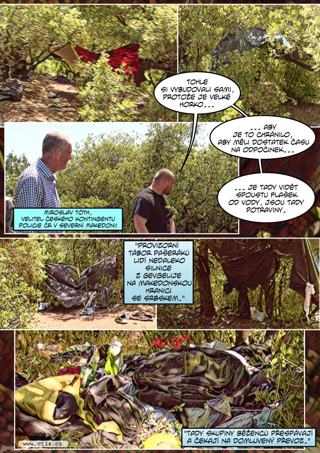 Čeští policisté v Severní Makedonii