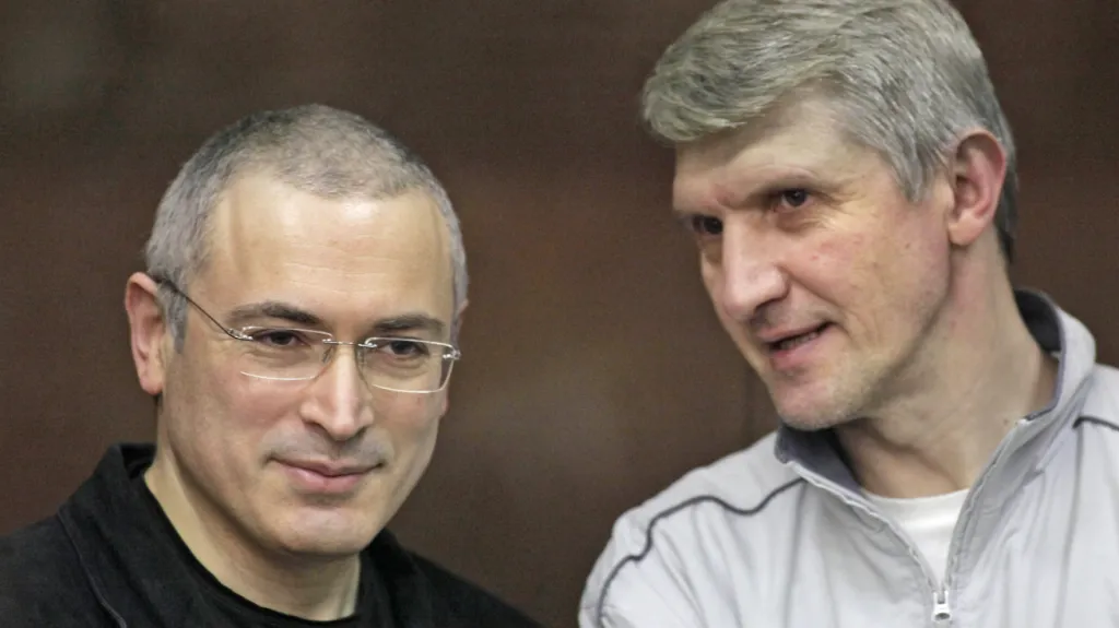 Michail Chodorkovskij a Platon Lebeděv