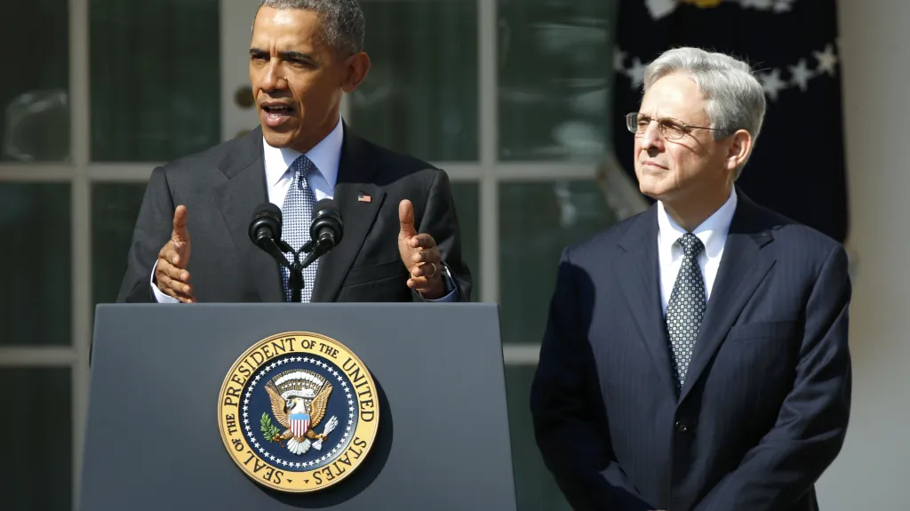 Barack Obama a Merrick Garland