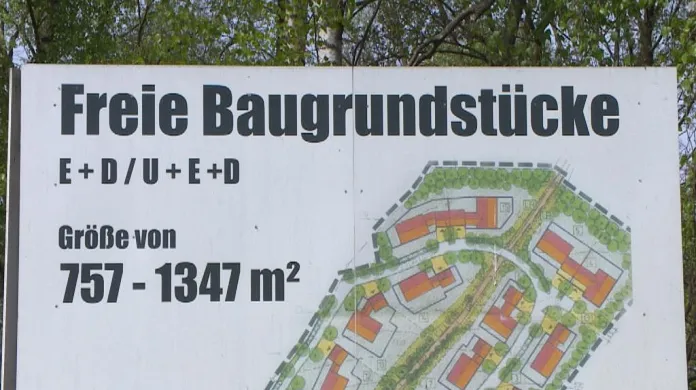 V bavorské obci Mähring nabízejí stavební parcely