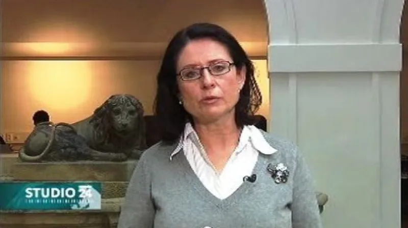 Miroslava Němcová ve Studiu ČT24