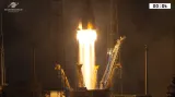 Start rakety Sojuz se satelity OneWeb