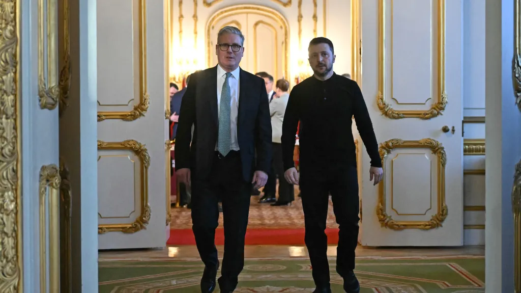 Keir Starmer a Volodymyr Zelenskyj