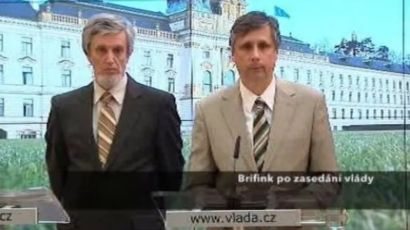 Brífink po jednání vlády