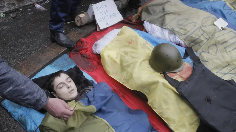 Oběť protestů na náměstí Nezávislosti