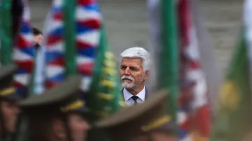 Prezident Petr Pavel při přebírání úřadu (březen 2023)