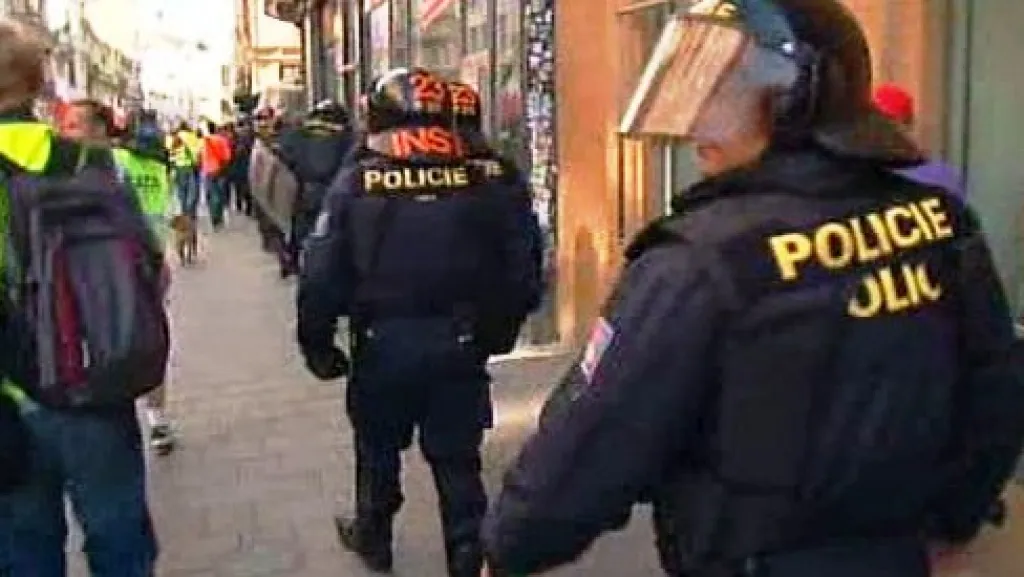 Zásah policistů