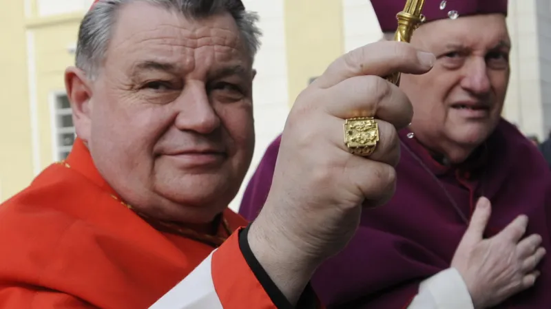 Kardinál Duka v katedrále sv. Víta