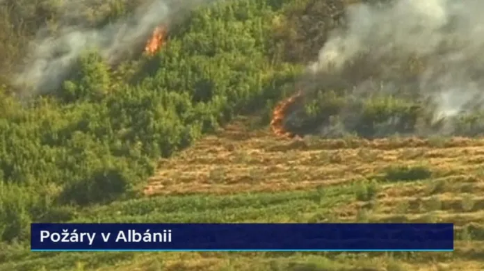 Požáry v Albánii