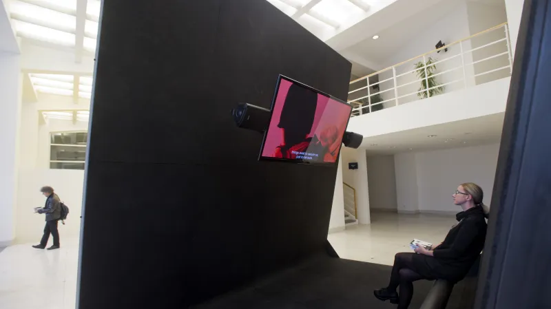 Videoinstalace Aleše Čermáka