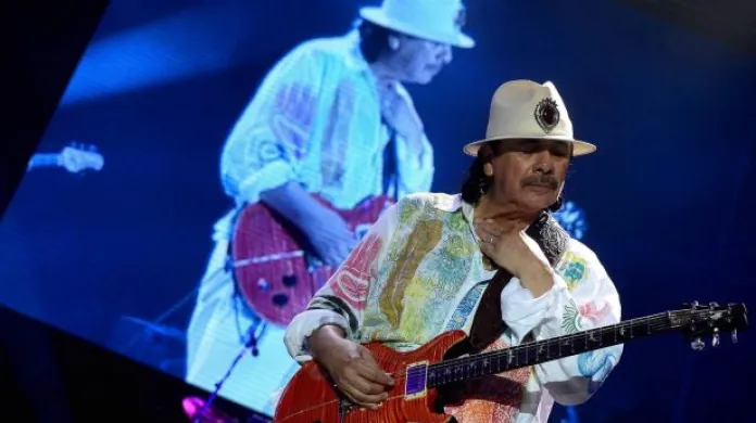 V Praze zahrál Carlos Santana