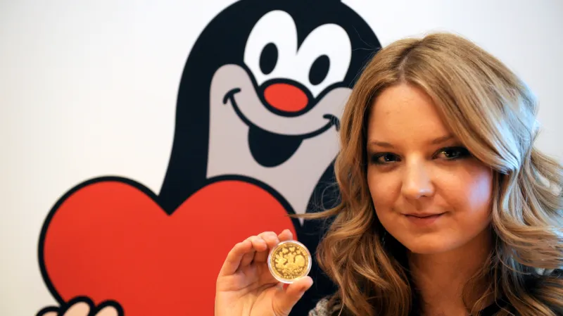 Vnučka Karolína Milerová s Krtkovou medailí
