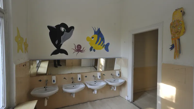 Prostory bývalé mateřské školy v Arnoldově vile