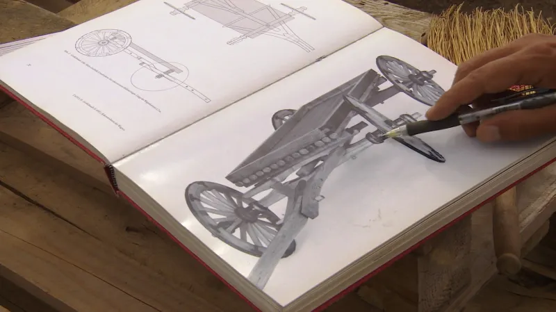 Rekonstrukce vozu nalezeného u Lovosic