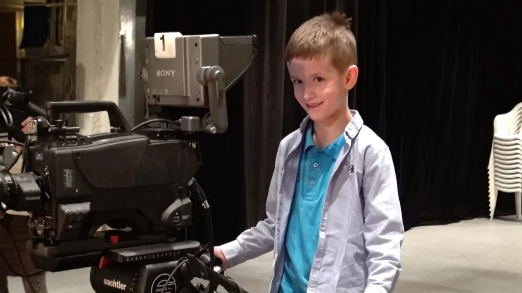 Malý Ondra za kamerou