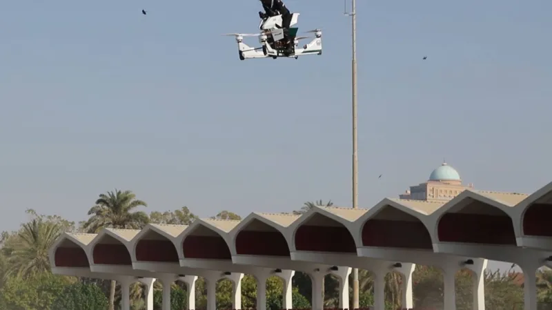 Létající motorky pro Dubaj