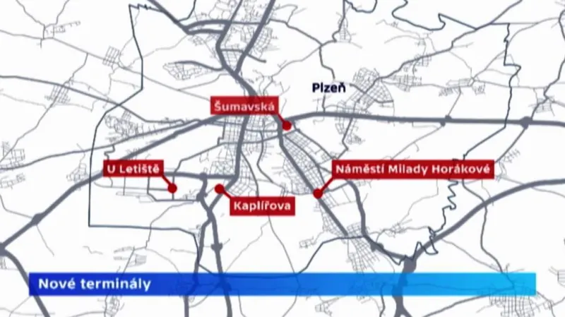 Plzeňské dopravní terminály