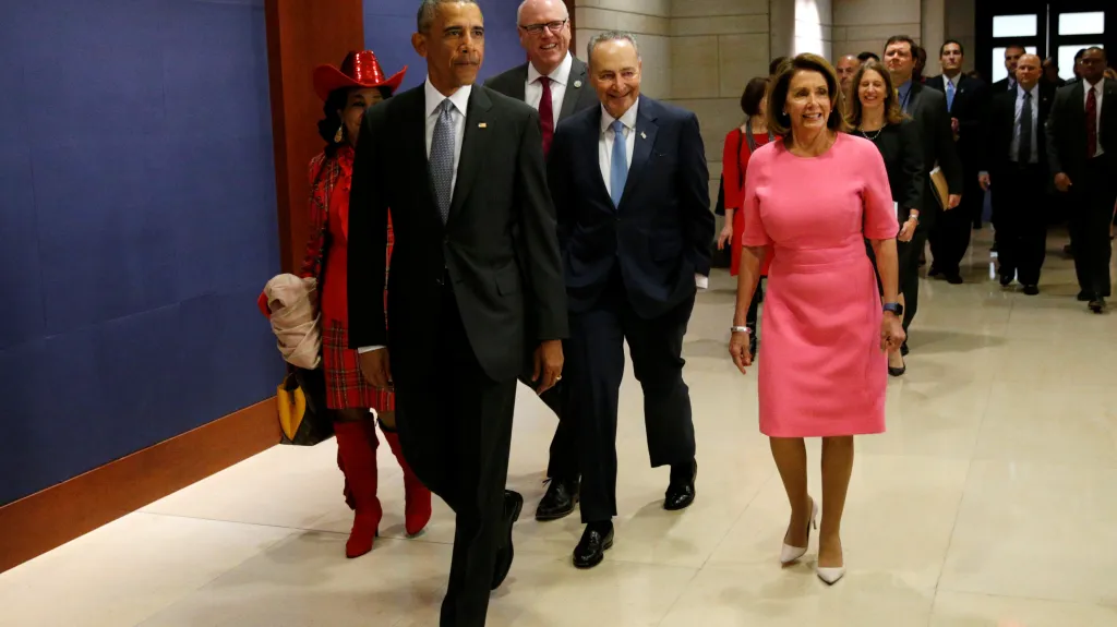 Barack Obama na půdě Kongresu