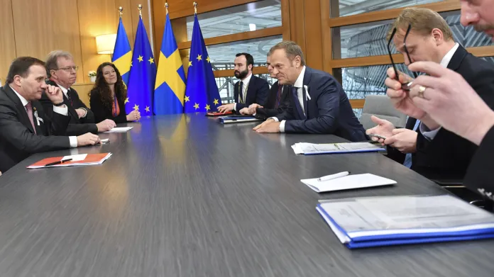 Schůzka Donalda Tuska na okraj dvoudenního summitu EU
