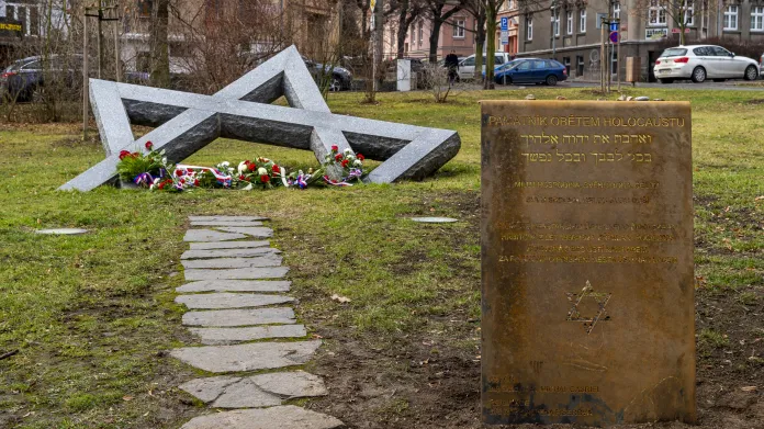 Připomínka obětí holocaustu v Ústí nad Labem