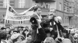 Demonstrace na Škroupově náměstí kamerami ČST