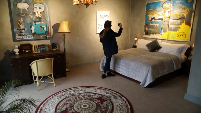 Hotel vyzdobený Banksym