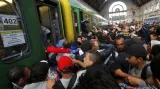 Dramatická situace na nádraží v Budapešti