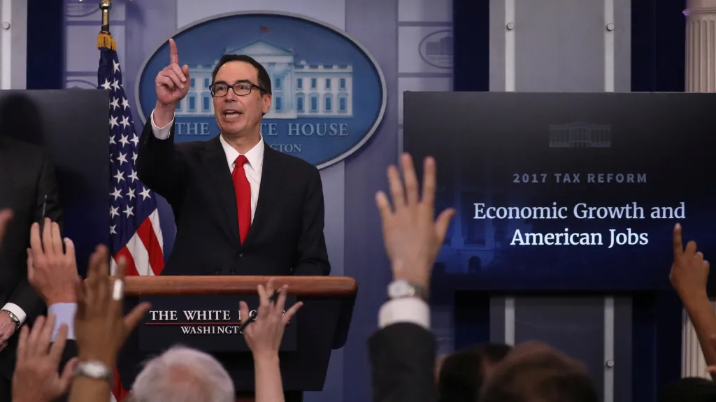Americký ministr financí Steven Mnuchin