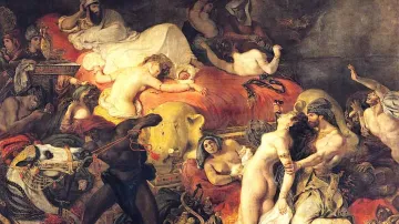 Eugéne Delacroix - Sardanapalova smrt (1827)