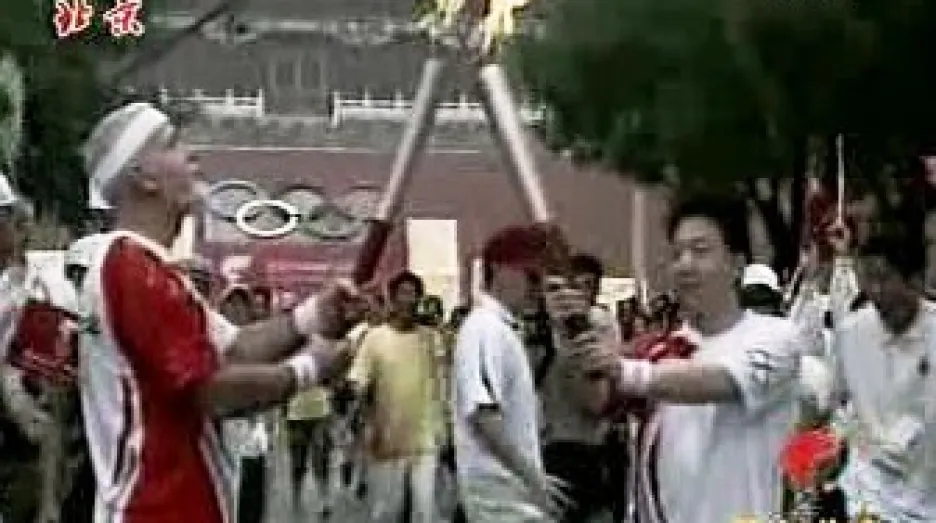 Olympijská pochodeň dorazila do Pekingu