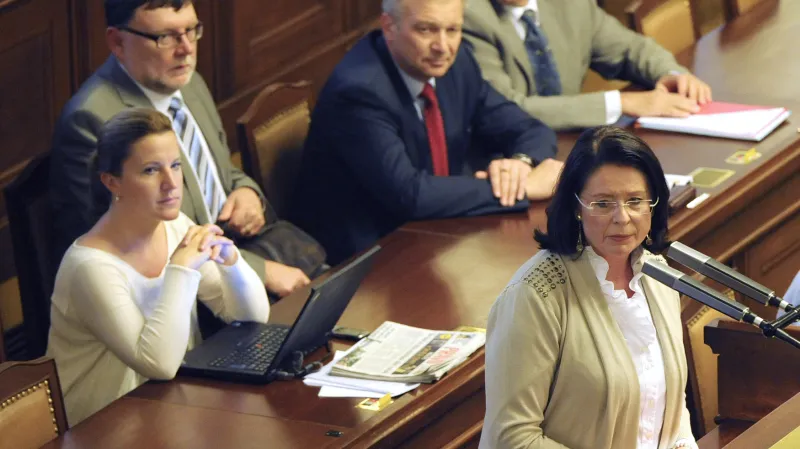 Miroslava Němcová ve sněmovně