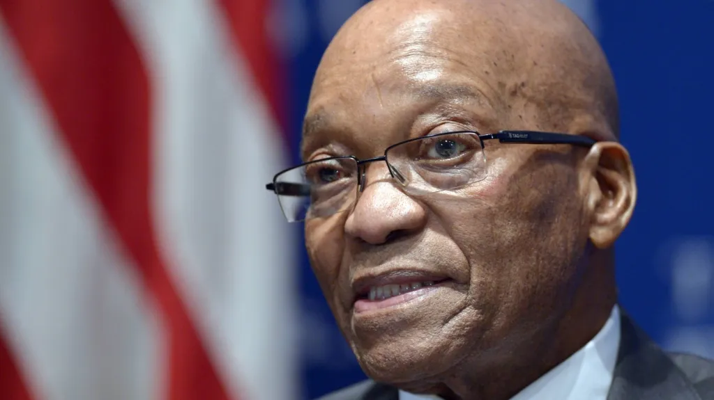 Jihoafrický exprezident Jacob Zuma na summitu v USA
